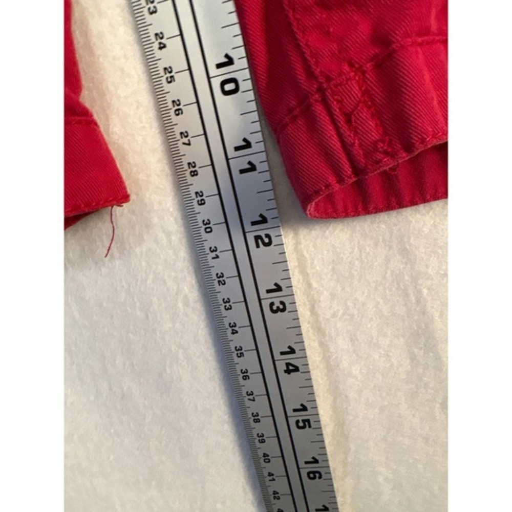 Royal Premium Men's Red Cargo Shorts 34‎ Cotton Blend Casual #1691 - Picture 3 of 7